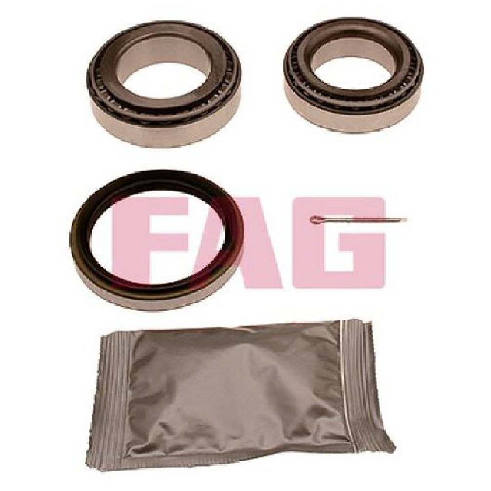 Kit com 2 Rolamentos de Roda Dianteiro Interno e Externo Um Lado para Chevrolet S10 e Trailblazer - FAG - 713 6440 10