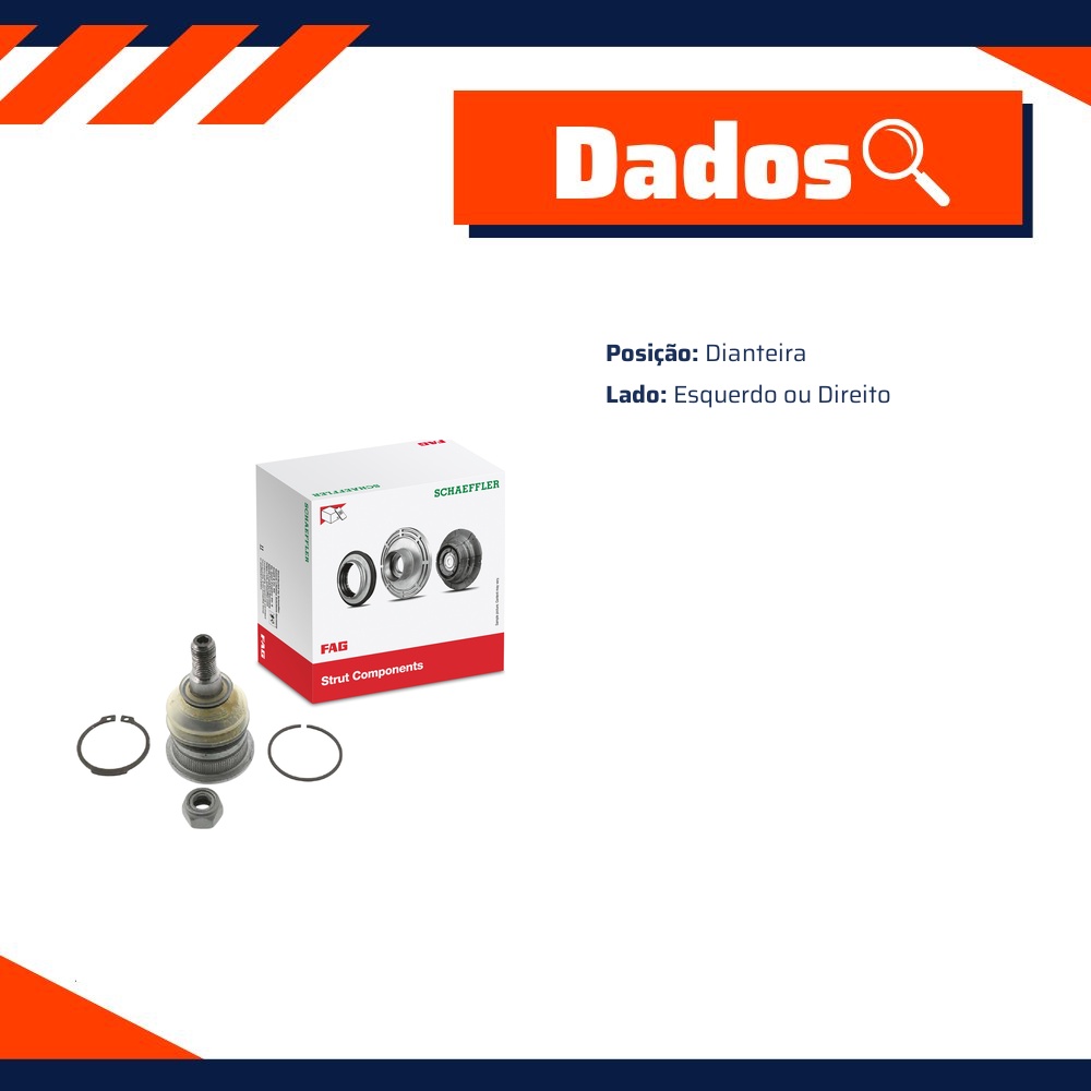 Pivô de Suspensão Dianteiro - FAG - 825 0251 10