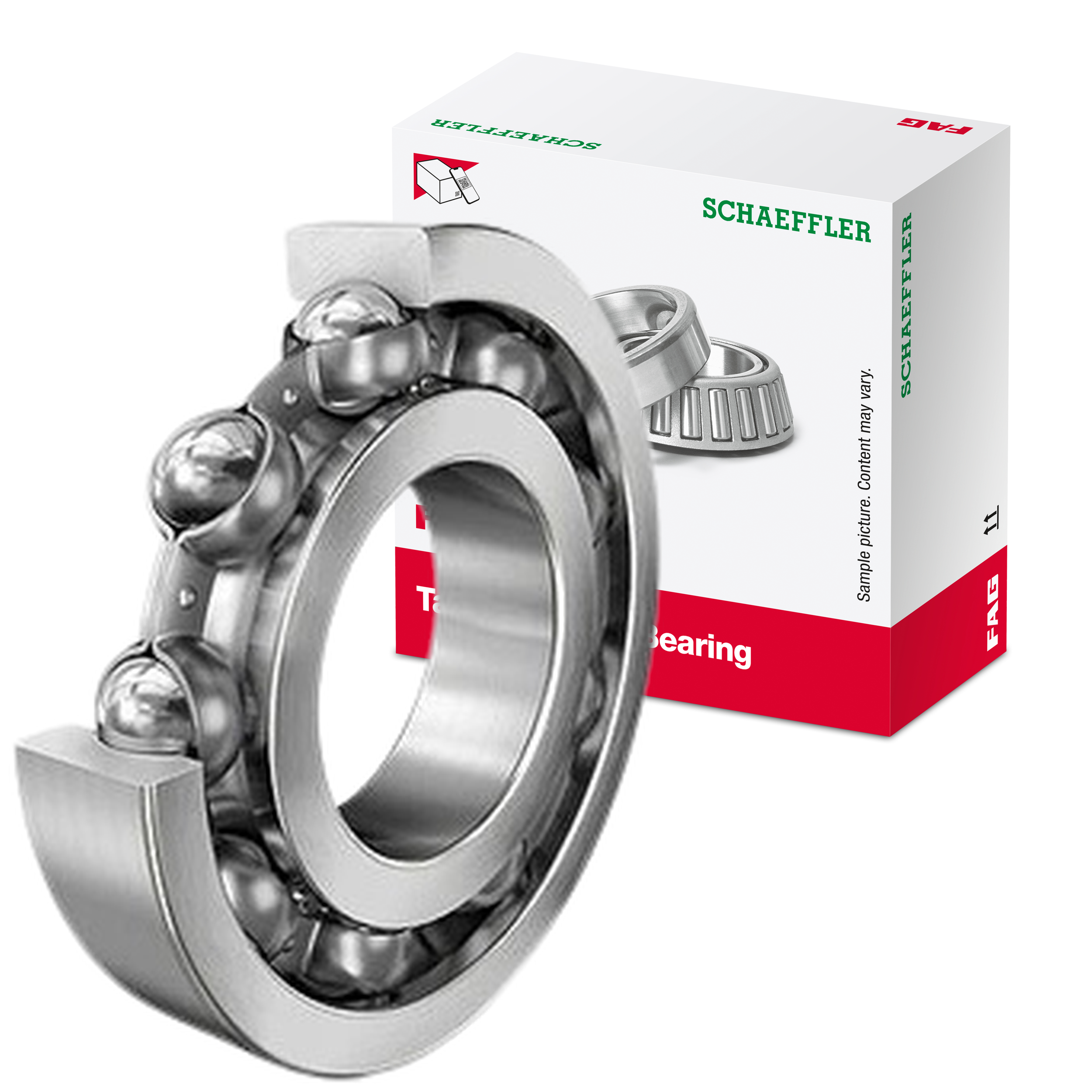 Rolamento Fixo de Uma Carreira de Esferas - FAG - 6010.C3