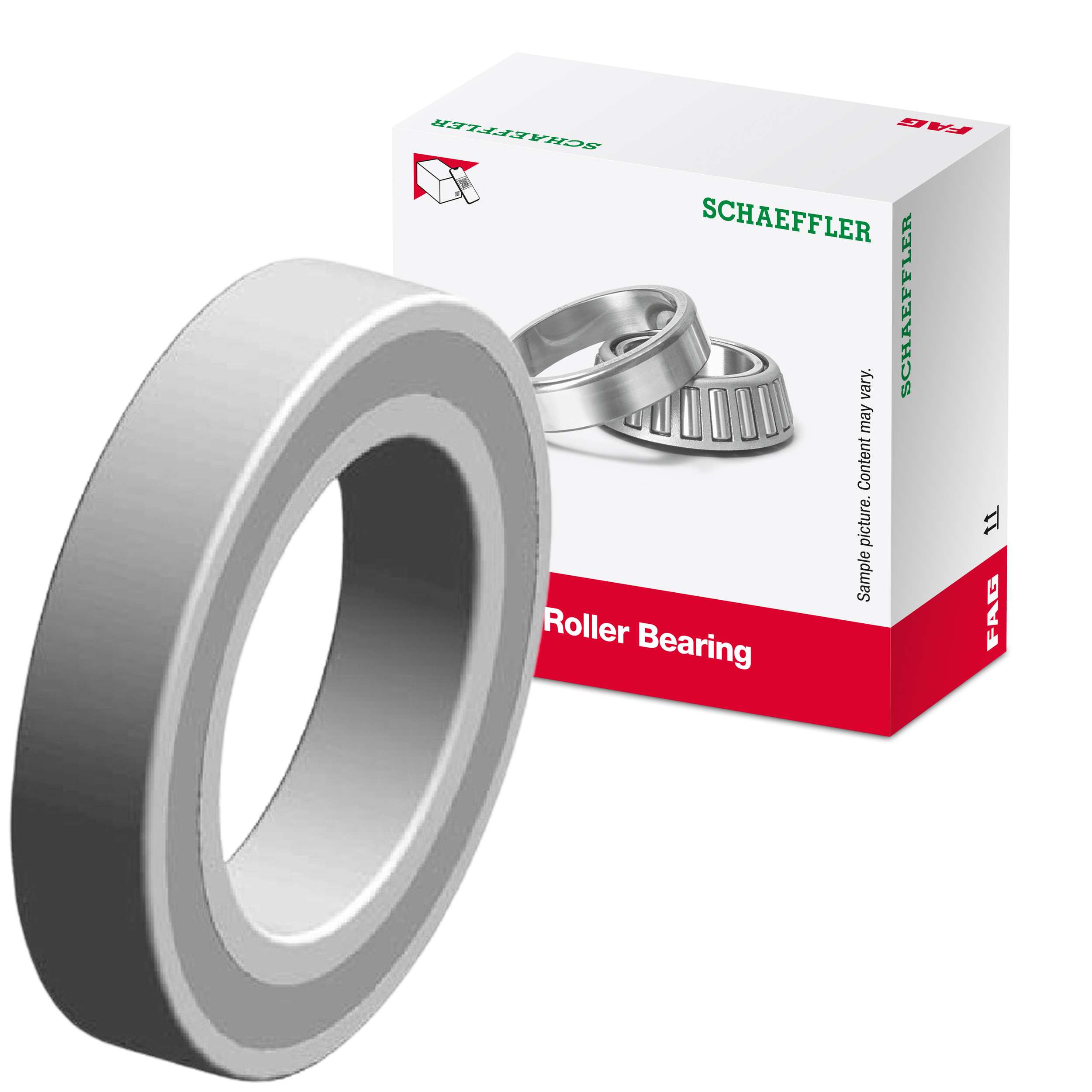 Rolamento Fixo de Uma Carreira de Esferas - FAG - 6010.2RSR.C3
