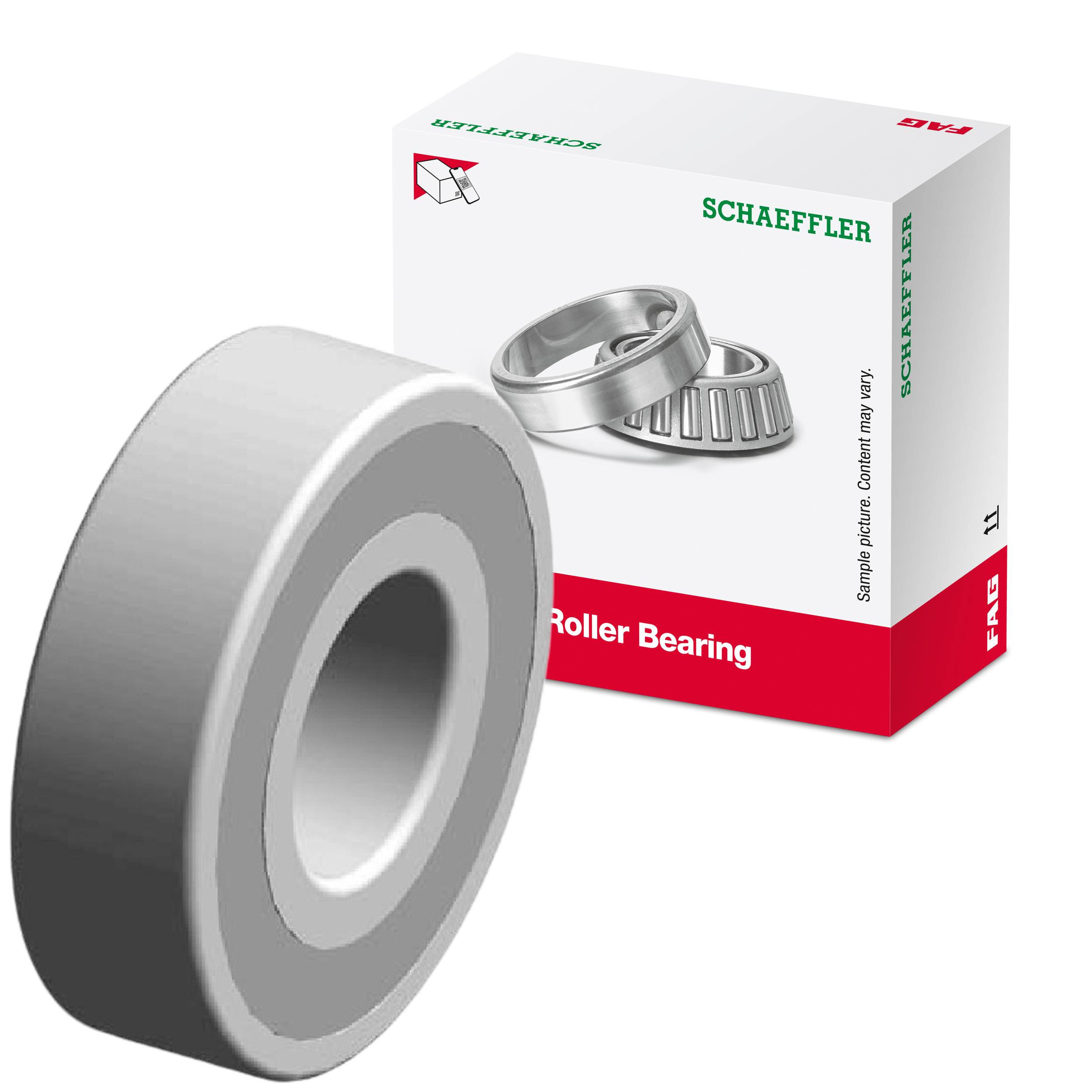 Rolamento Fixo de Uma Carreira de Esferas - FAG - 6204.2RSR.C3