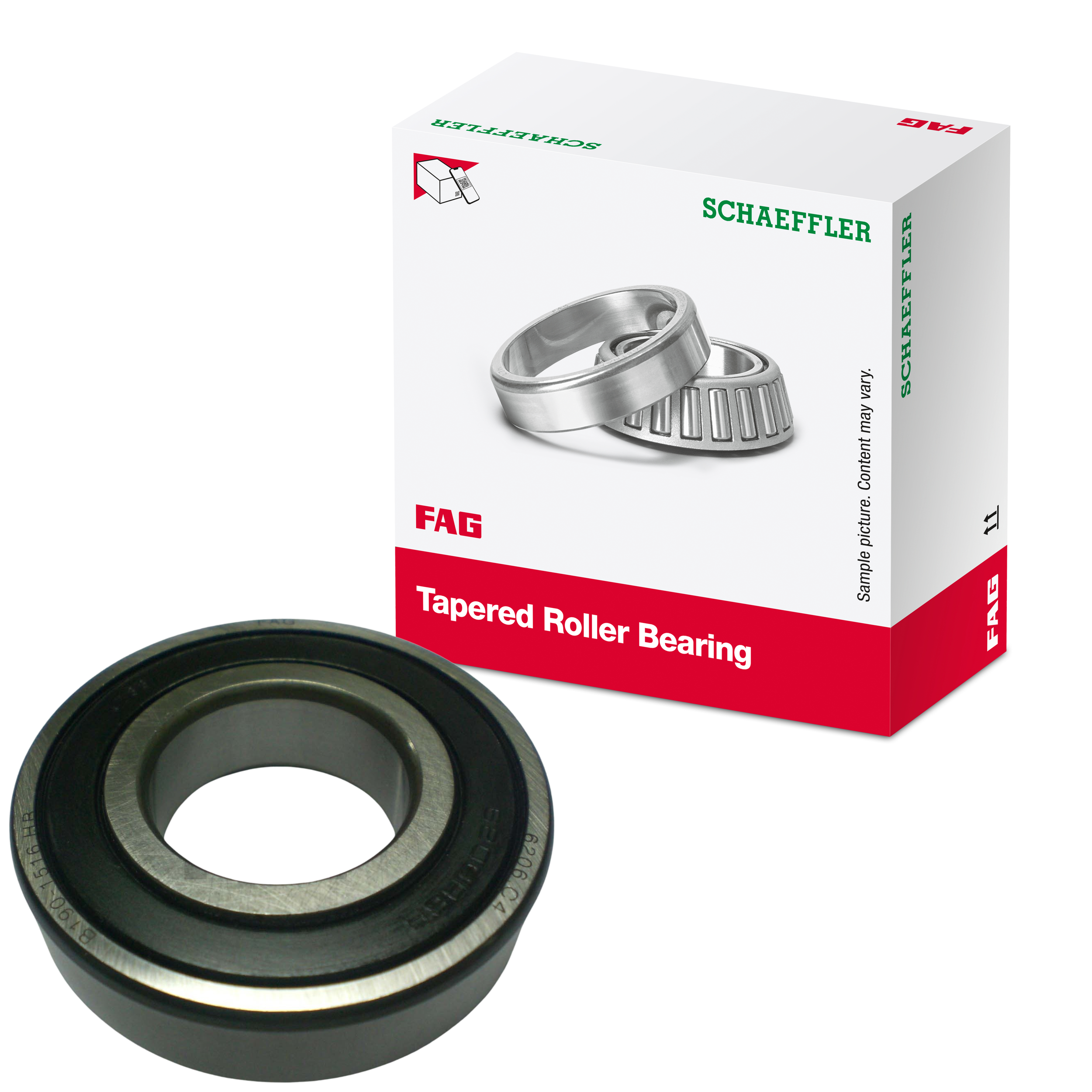 Rolamento Fixo de Uma Carreira de Esferas - FAG - 6206.2RSR.C4