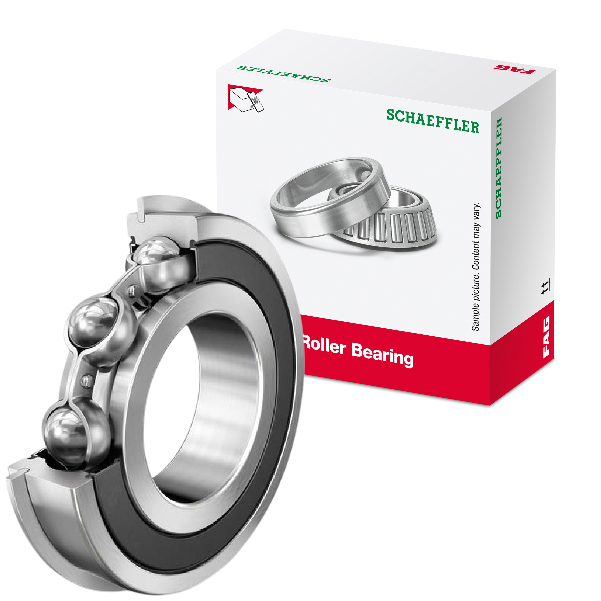 Rolamento Fixo de Uma Carreira de Esferas - FAG - 62309.2RSR