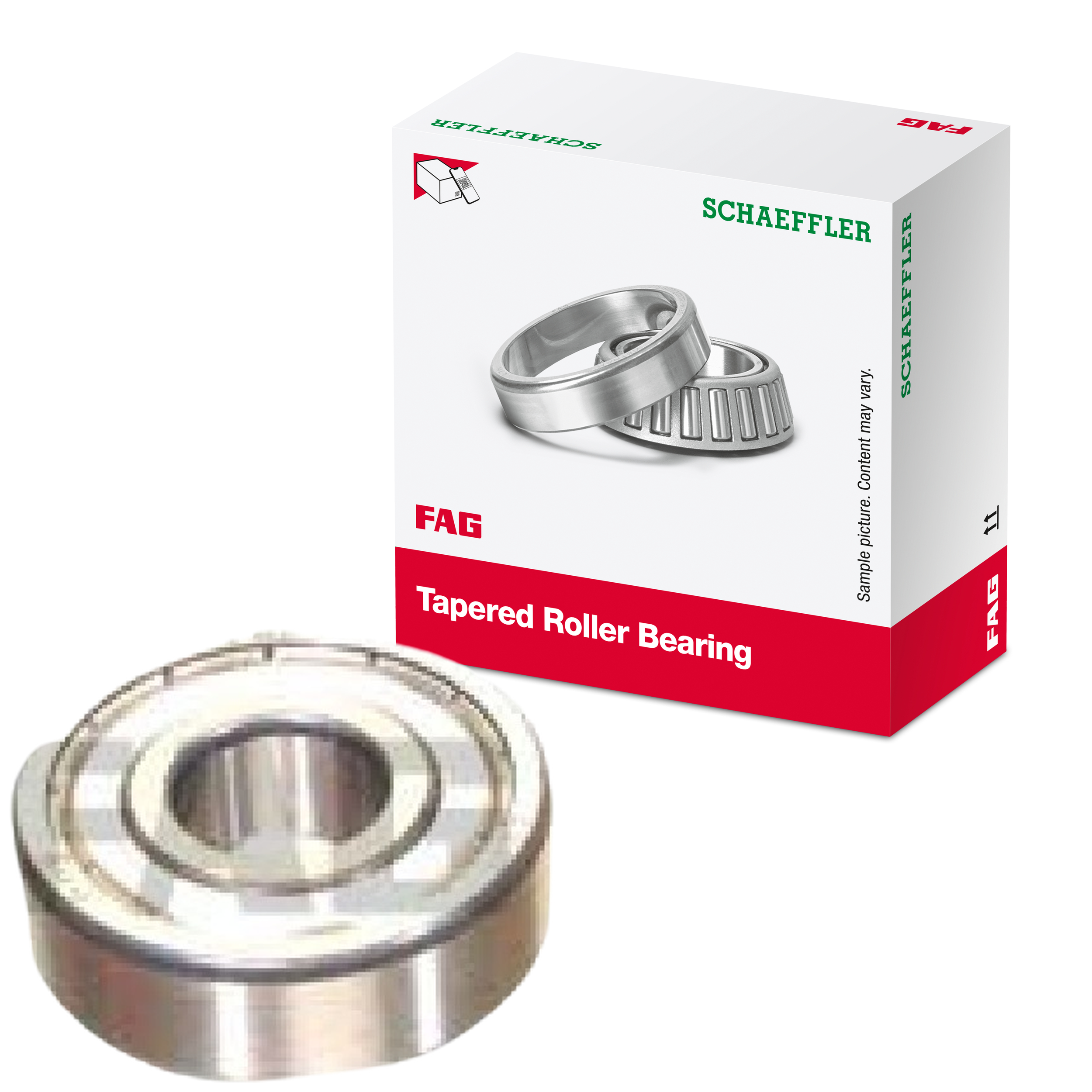 Rolamento Fixo de Uma Carreira de Esferas - FAG - 6201ZR