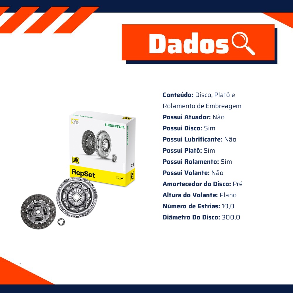 Kit Embreagem - LuK - 630 3052 00