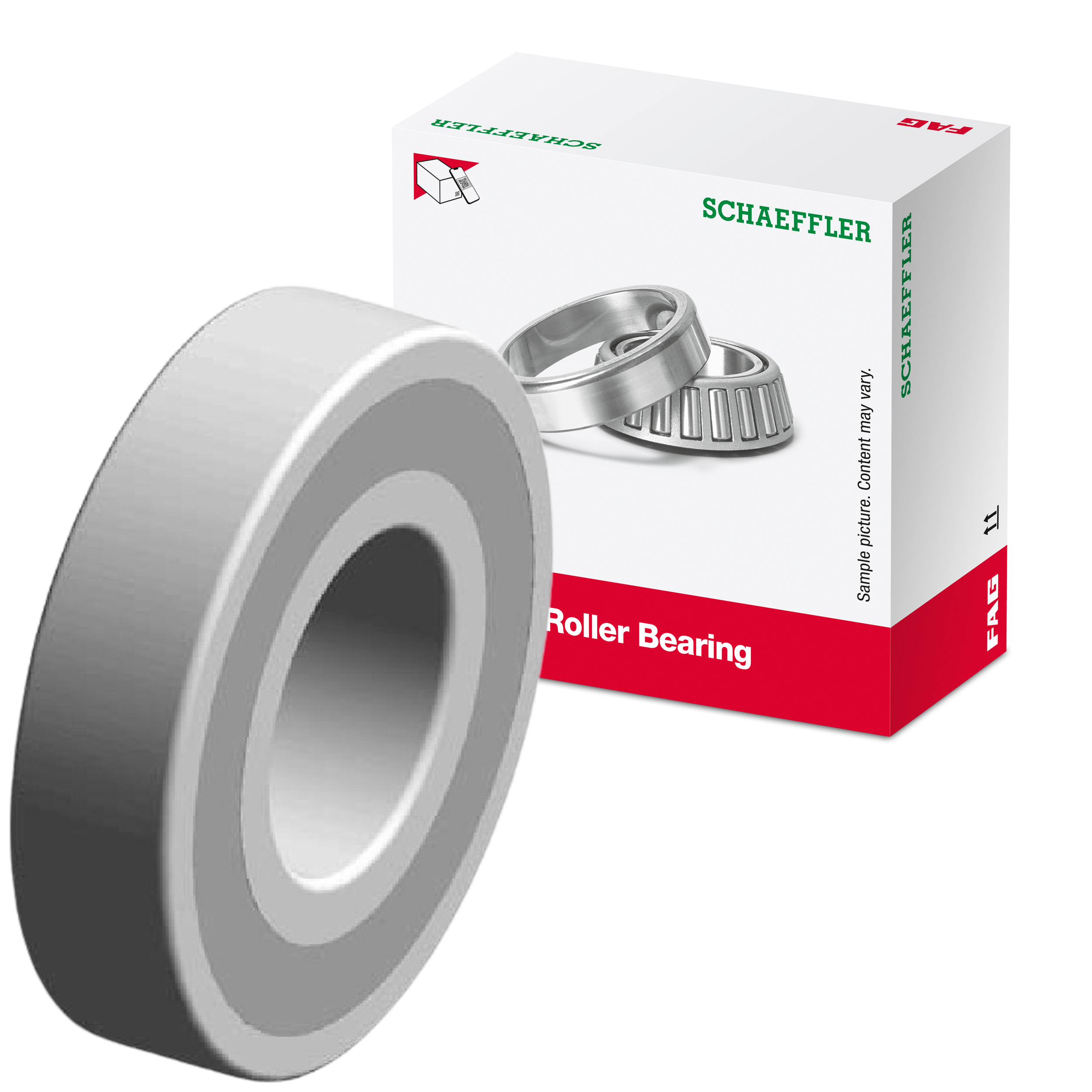 Rolamento Fixo de Uma Carreira de Esferas - FAG - 6311.2RSR