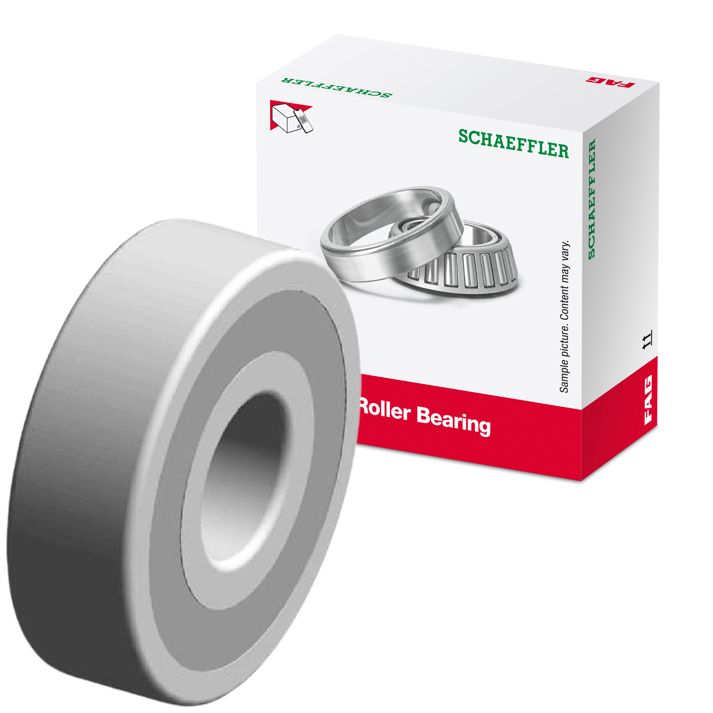 Rolamento Fixo de Uma Carreira de Esferas - FAG - 6302.2RSR