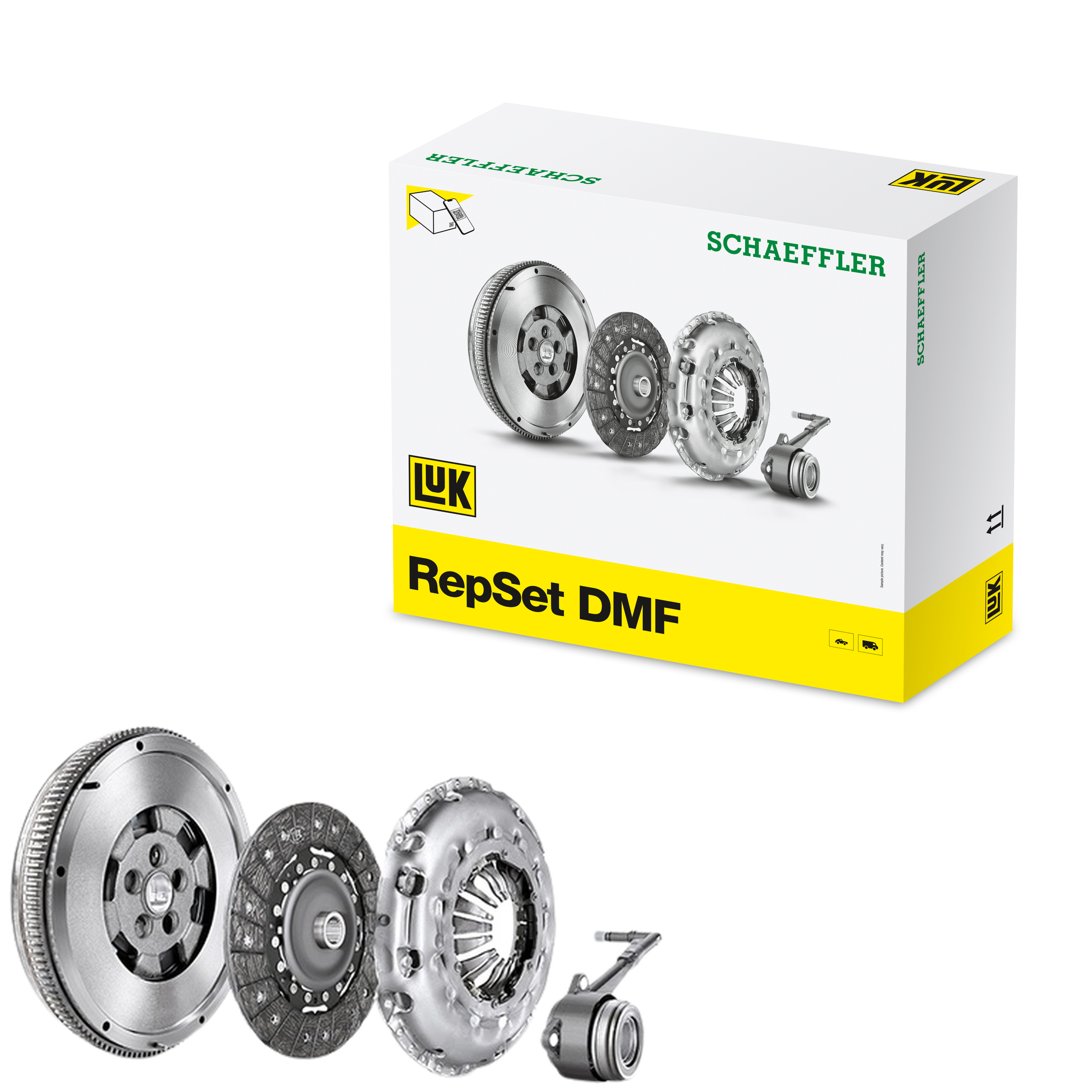 Kit de Embreagem com Volante, Disco, Platô e Atuador para Ford Transit - LuK - 600 0262 00