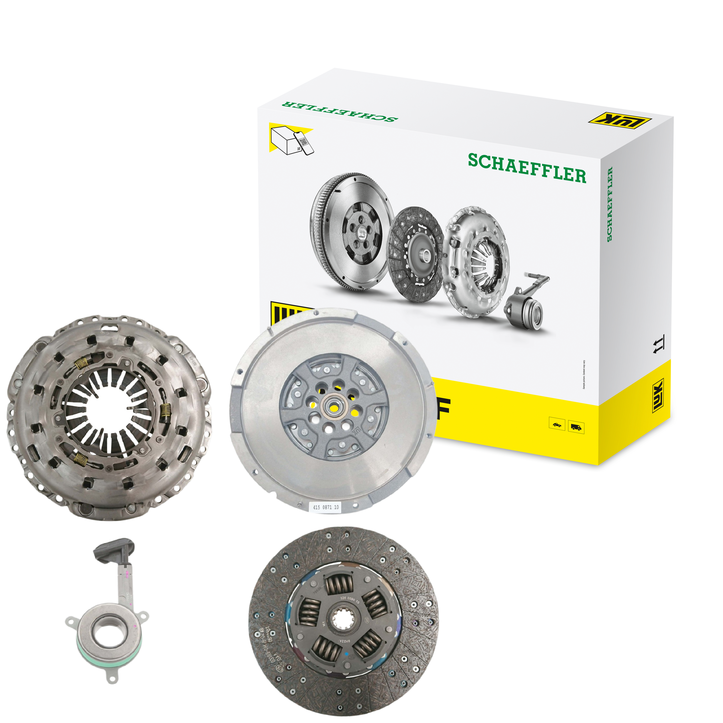 Kit de Embreagem com Volante, Disco, Platô e Atuador para Chevrolet S10 - LuK - 600 0292 00
