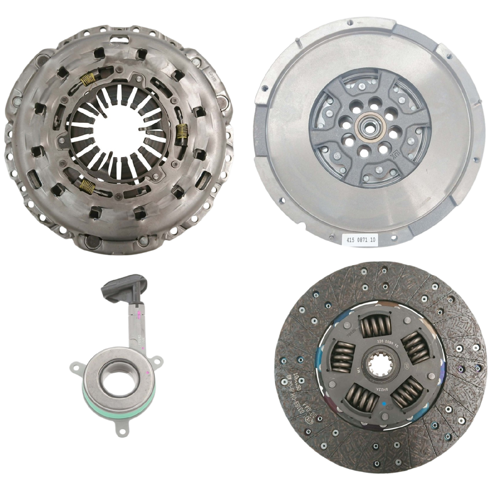 Kit de Embreagem com Volante, Disco, Platô e Atuador para Chevrolet S10 - LuK - 600 0292 00