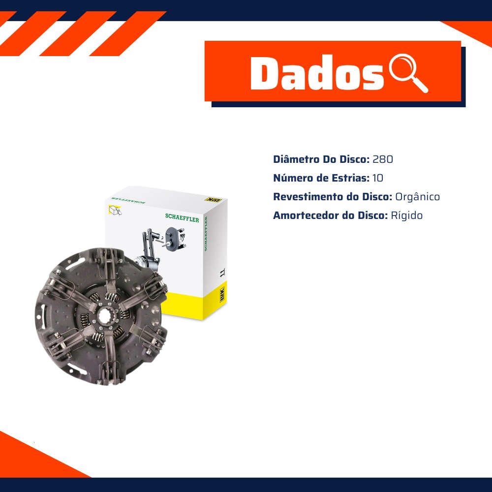 Platô Duplo de Embreagem - LuK - 228 0200 10