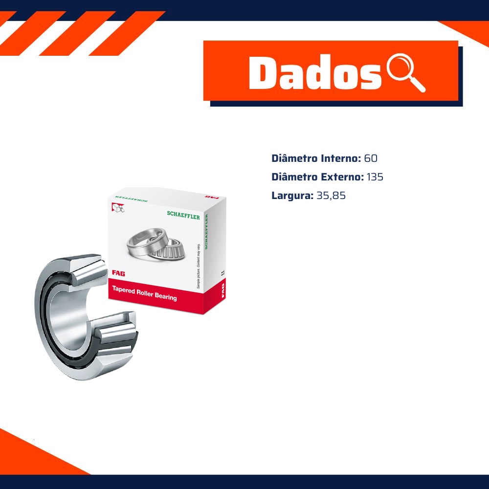 Rolamento de Roletes Cônicos - FAG - 511482
