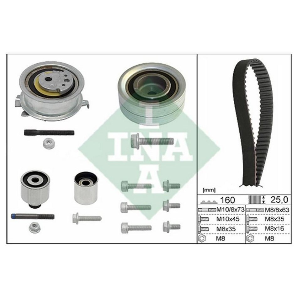 Kit Tensor e Correia para Volkswagen Amarok - INA - 530 0550 10