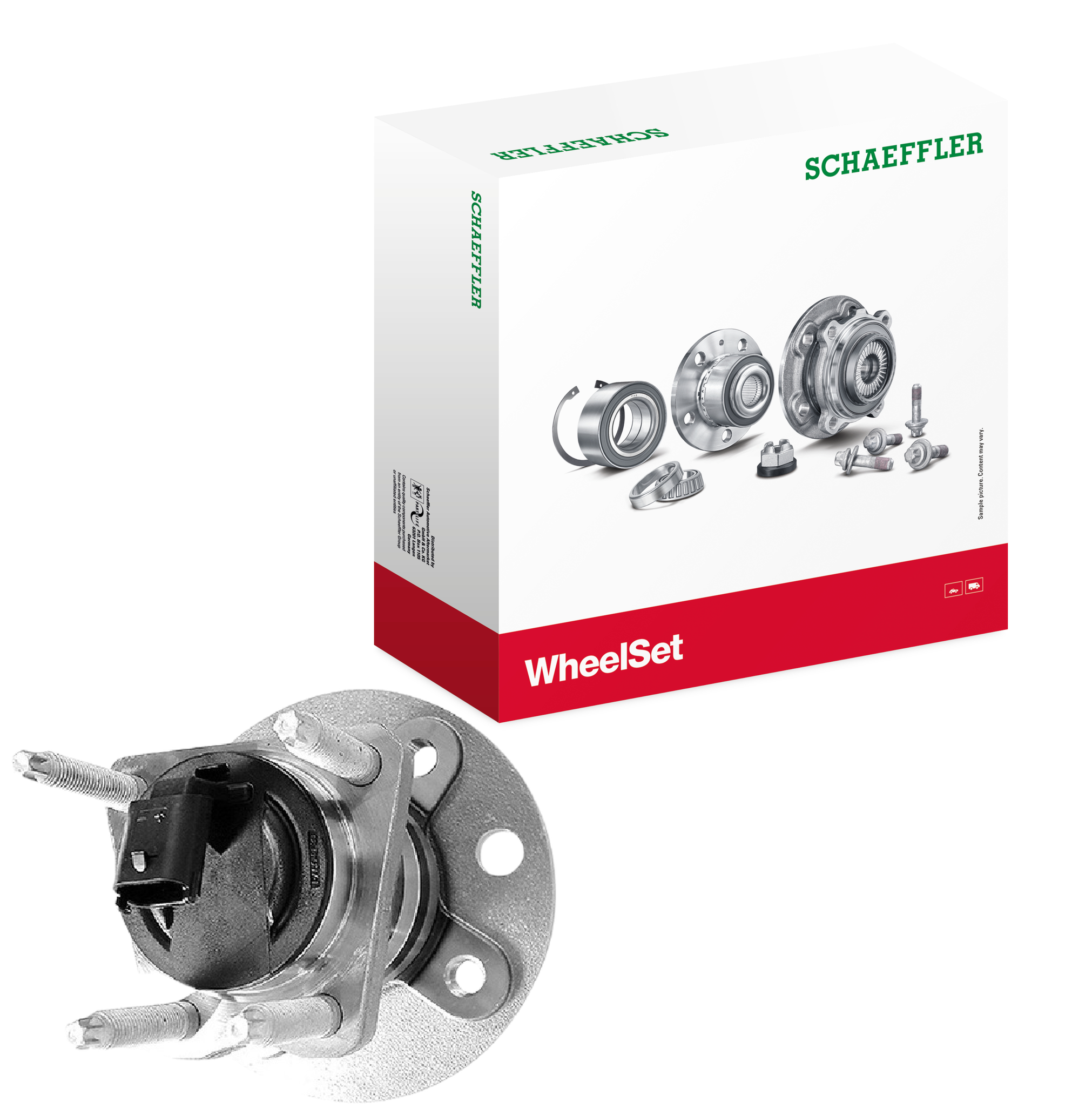 Cubo de Roda Traseiro Direito ou Esquerdo com Rolamento para Chevrolet Montana - FAG - 571598.04