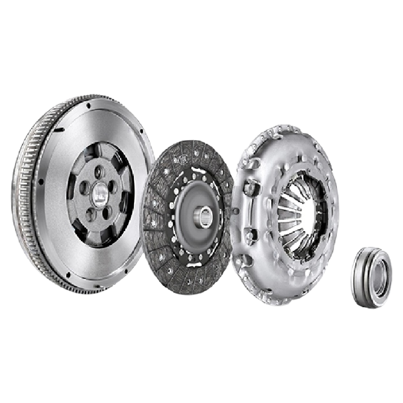 Kit de Embreagem com Volante, Disco, Platô e Rolamento para Citroen Jumpy e Peugeot Expert - LuK - 600 0357 00