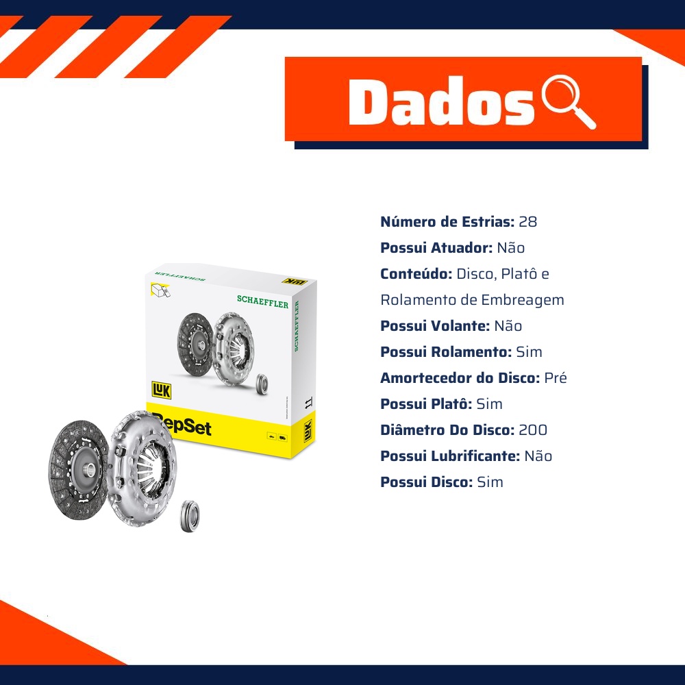 Kit Embreagem - LuK - 620 3466 00