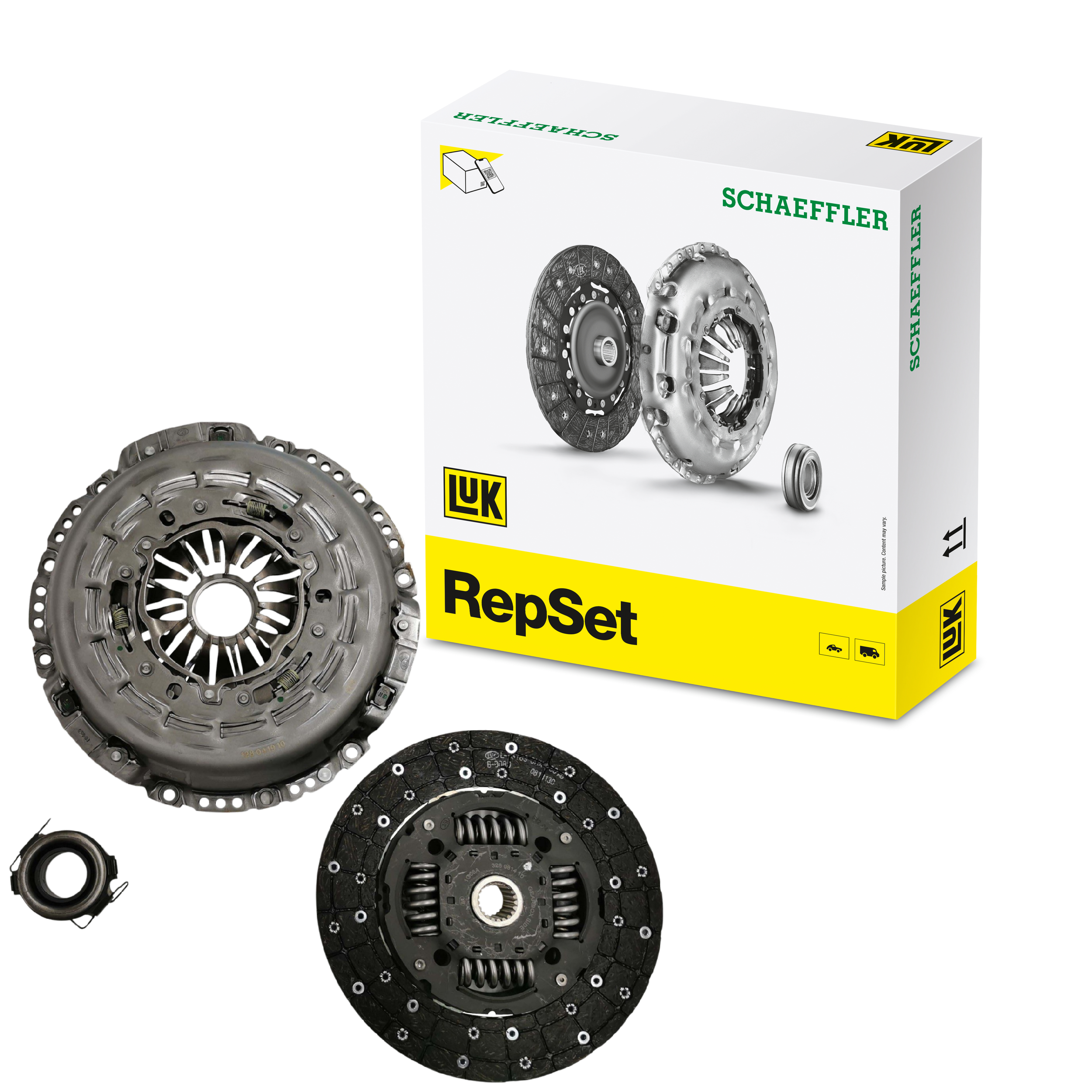 Kit de Embreagem com Disco, Platô e Rolamento para Toyota Hilux - LuK - 628 3585 00