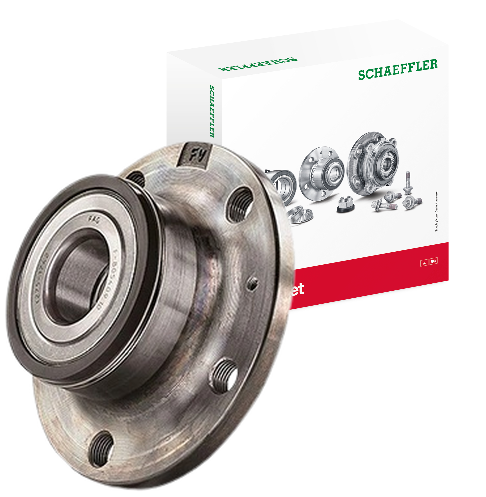 Cubo de Roda Traseiro com Rolamento para Volkswagen Golf e Jetta - FAG - 713 1080 10