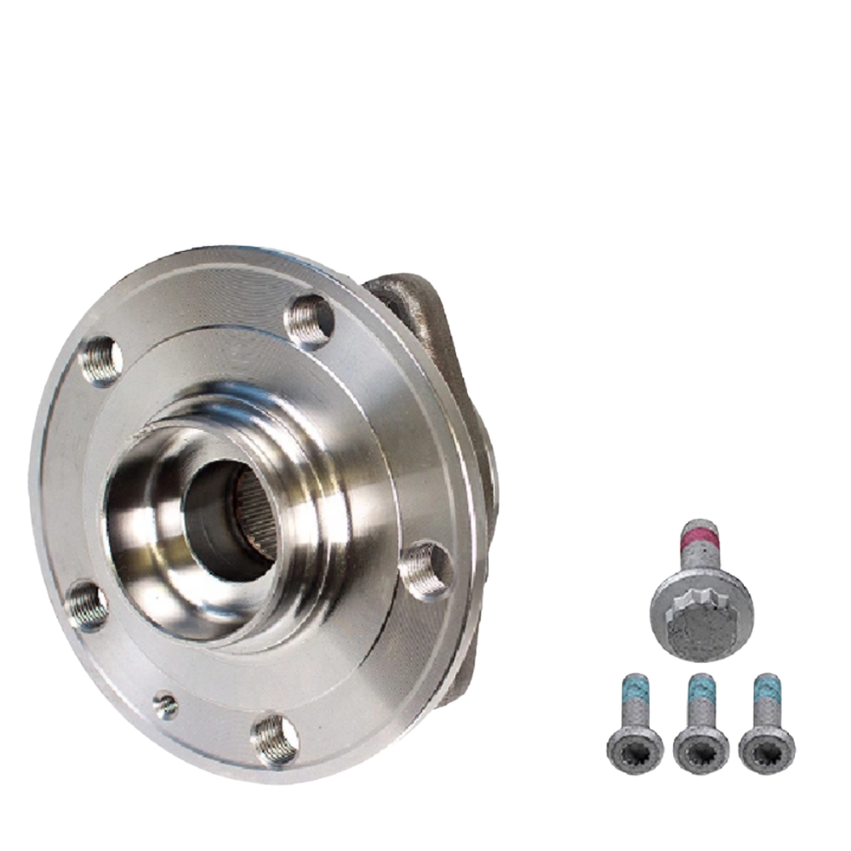 Cubo de Roda Dianteiro com Rolamento para Audi A3 e Volkswagen Golf - FAG - 713 6109 80