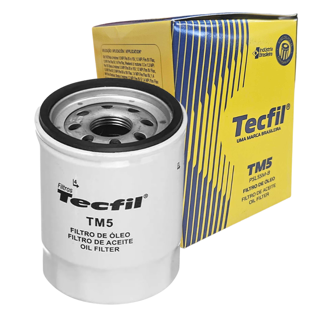 Filtro Blindado de Óleo Lubrificante - Tecfil - PSL55M-B