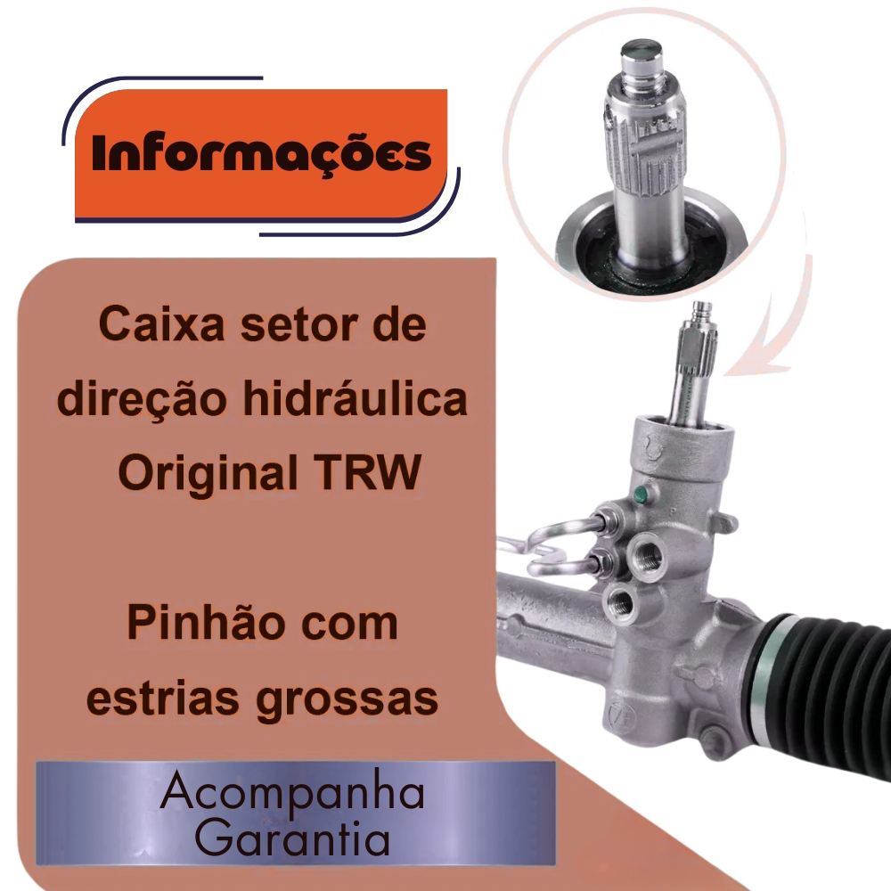 Caixa De Direção Hidráulica - TRW - JNP104