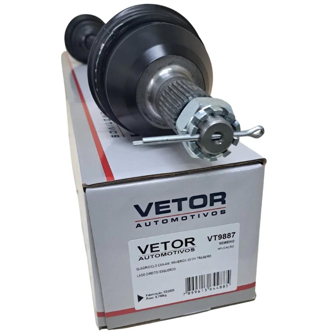 Semi-Eixo Traseiro Direito ou Esquerdo Câmbio Automático - Vetor - VT9887