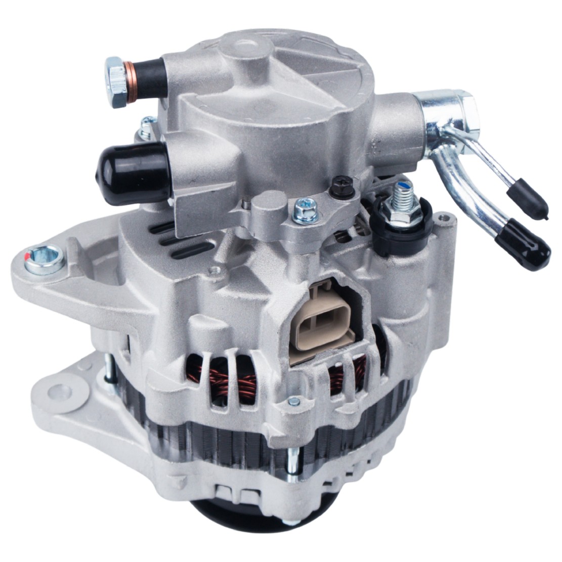 Alternador Polia Dupla com Bomba de Vácuo 90A - Drivetec - 73872
