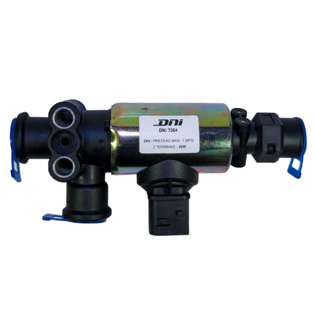 Válvula Solenoide 24V 2 terminais - DNI - DNI7064