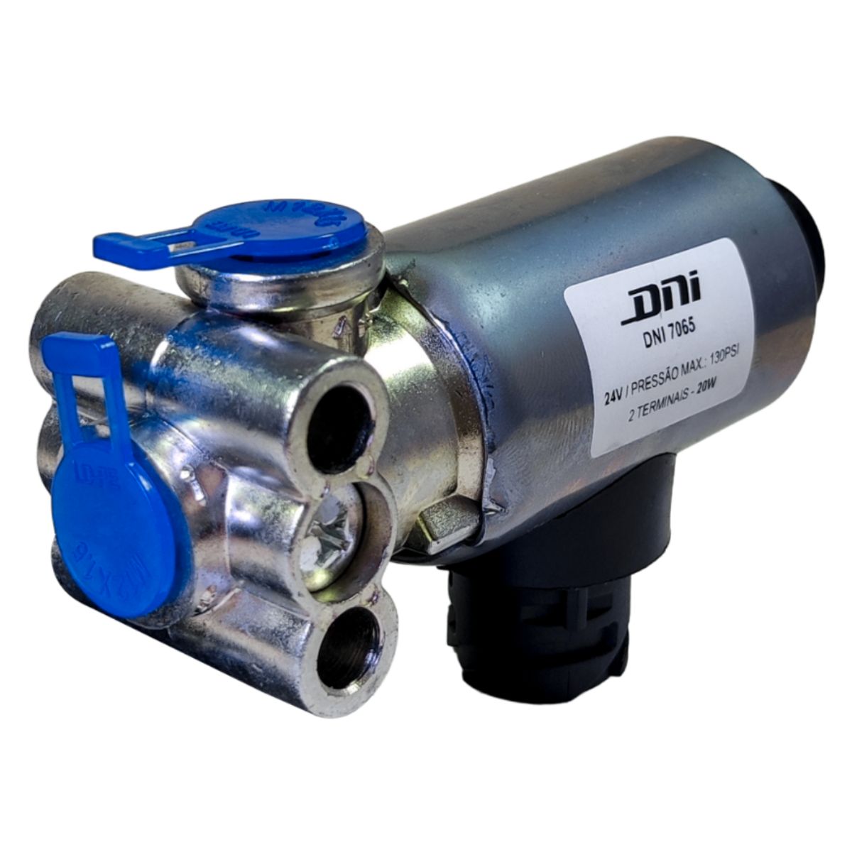Válvula Solenoide 24V 2 terminais - DNI - DNI7065