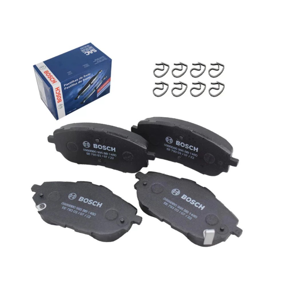 Jogo de Pastilha de Freio Dianteira - Bosch - 0986BB0995