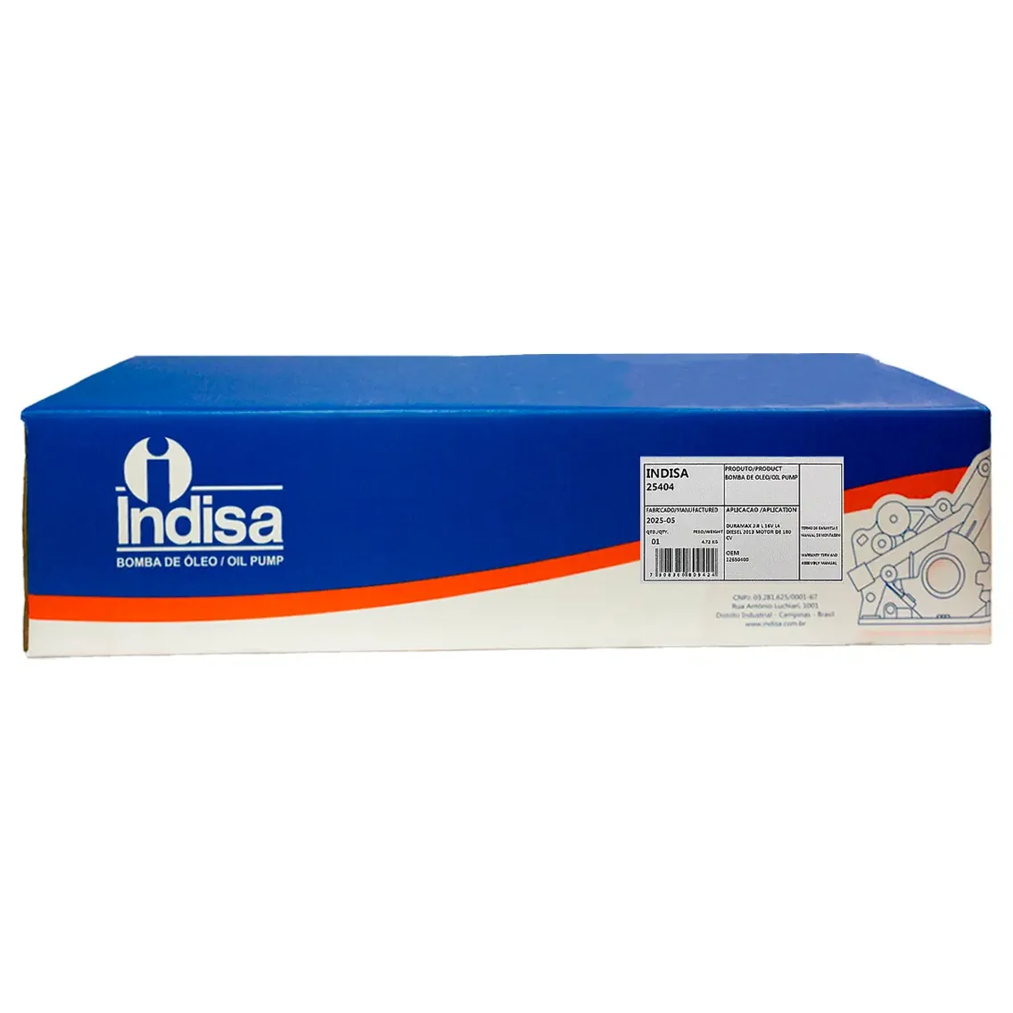 Bomba de Óleo - Indisa - 25404
