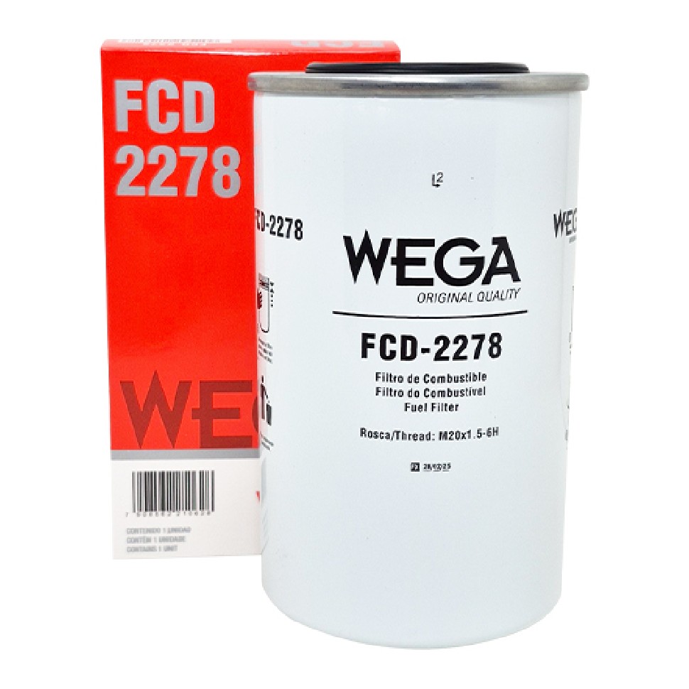 Filtro De Combustível Diesel Blindado - WEGA - FCD-2278