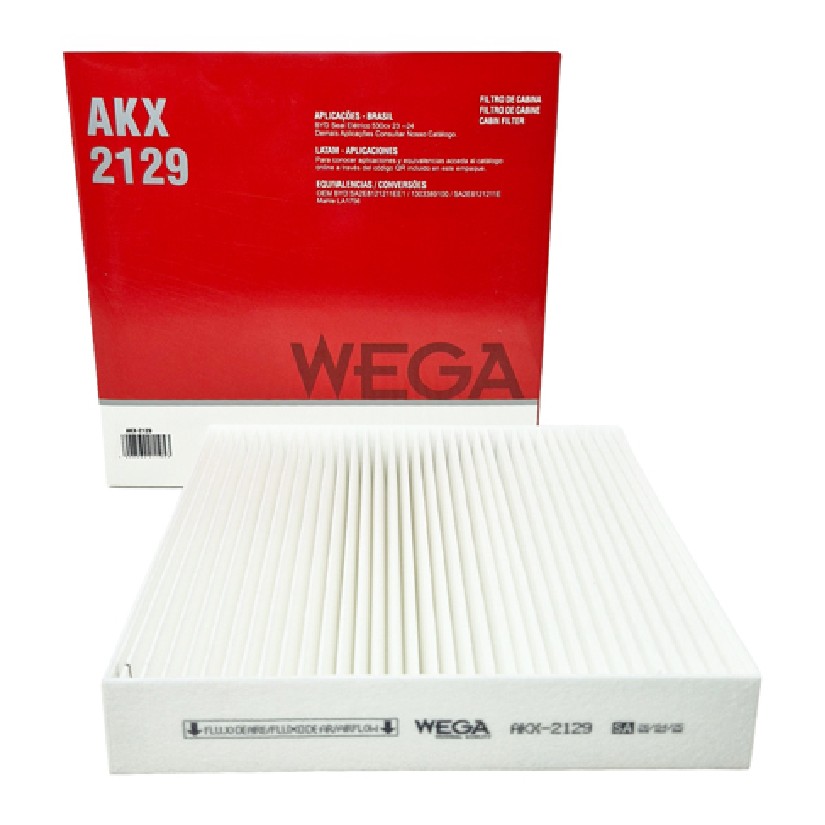 Filtro de Cabine sem Carvão - WEGA - AKX-2129