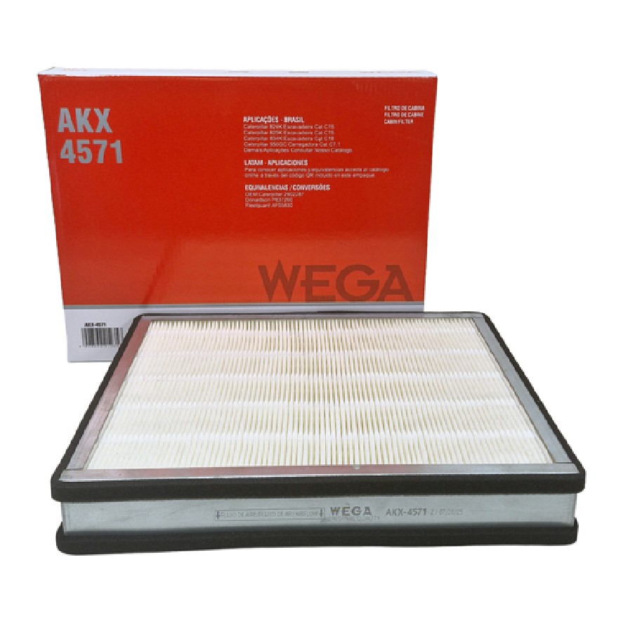 Filtro de Cabine sem Carvão - WEGA - AKX-4571