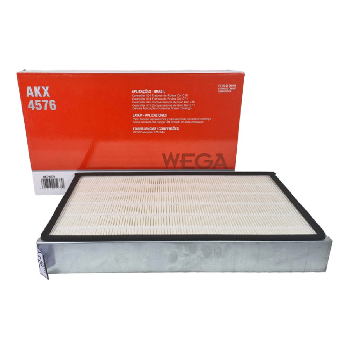 Filtro de Cabine sem Carvão - WEGA - AKX-4576