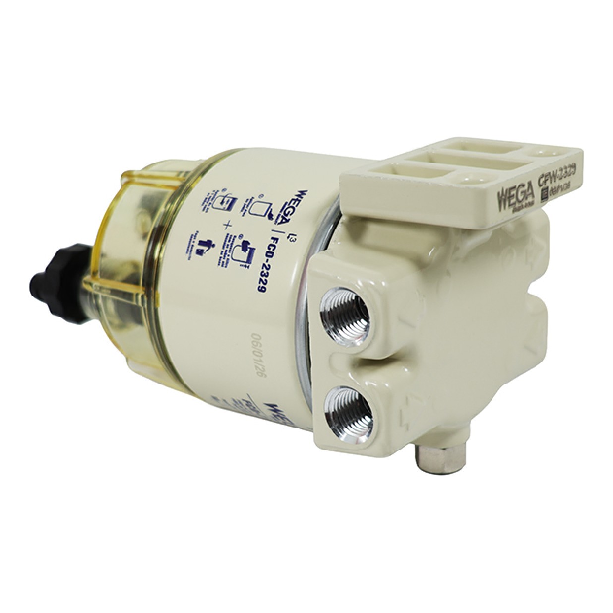 Cabeçote Filtro do Combustível Separador - WEGA - CFW-2329