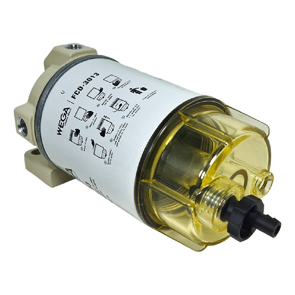Cabeçote Filtro do Combustível Separador - WEGA - CFW-3013