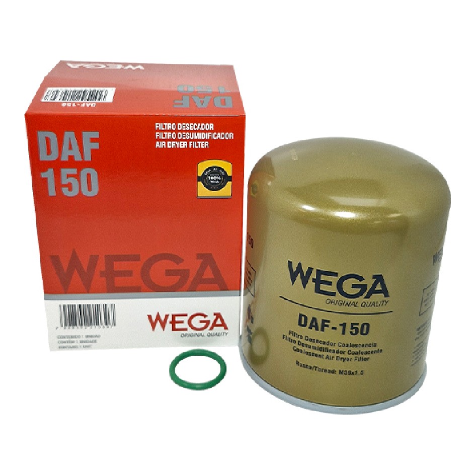 Filtro Desumidificador do Sistema Freio - WEGA - DAF-150