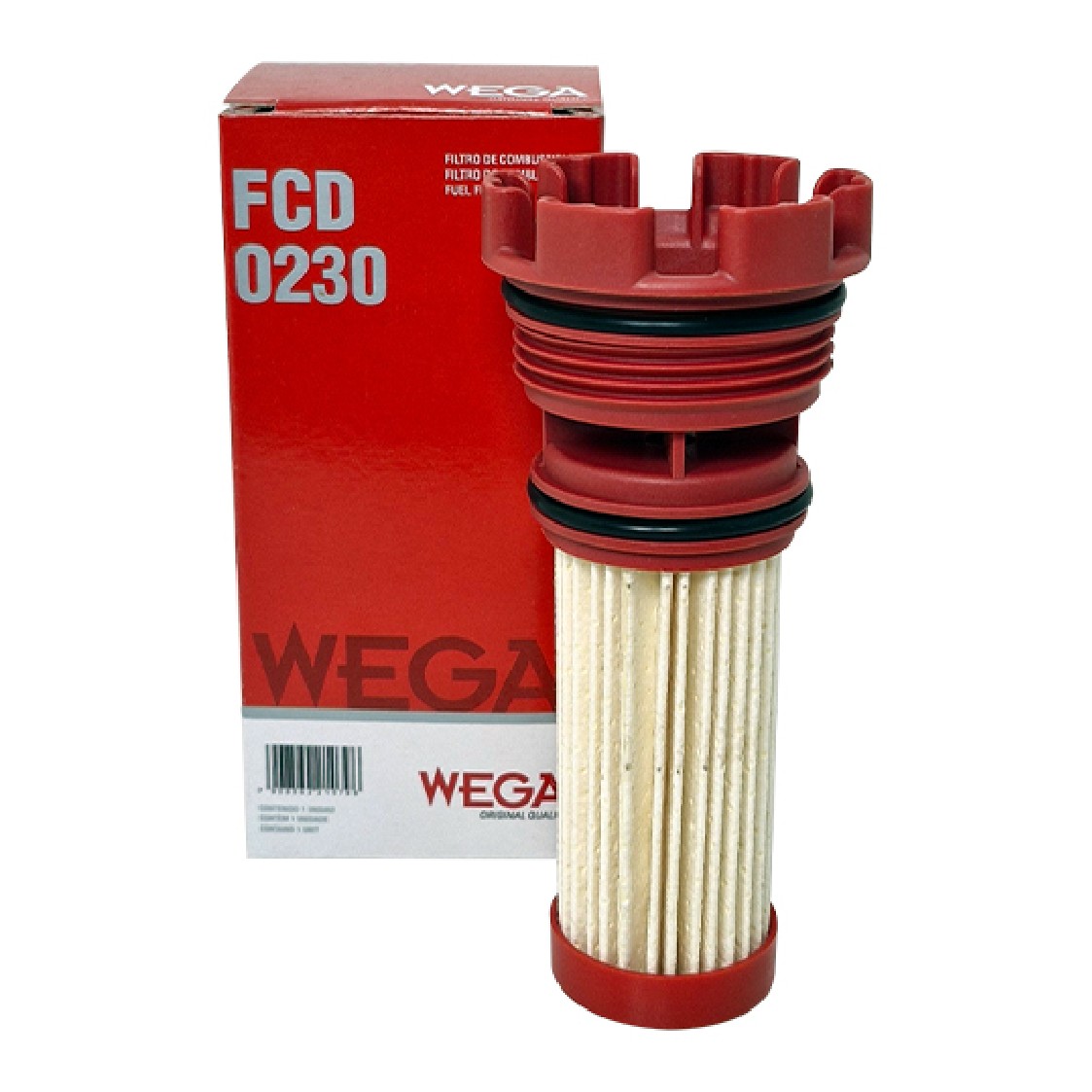 Filtro do Combustível Diesel Refil - WEGA - FCD-0230