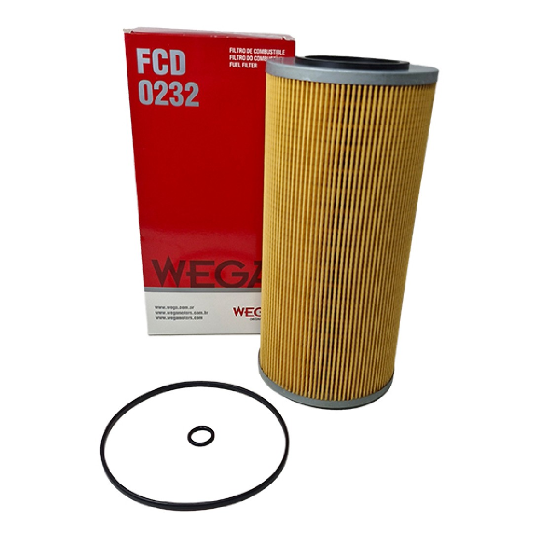 Filtro do Combustível Diesel Refil - WEGA - FCD-0232