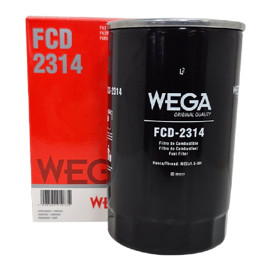 Filtro do Combustível Diesel Blindado - WEGA - FCD-2314