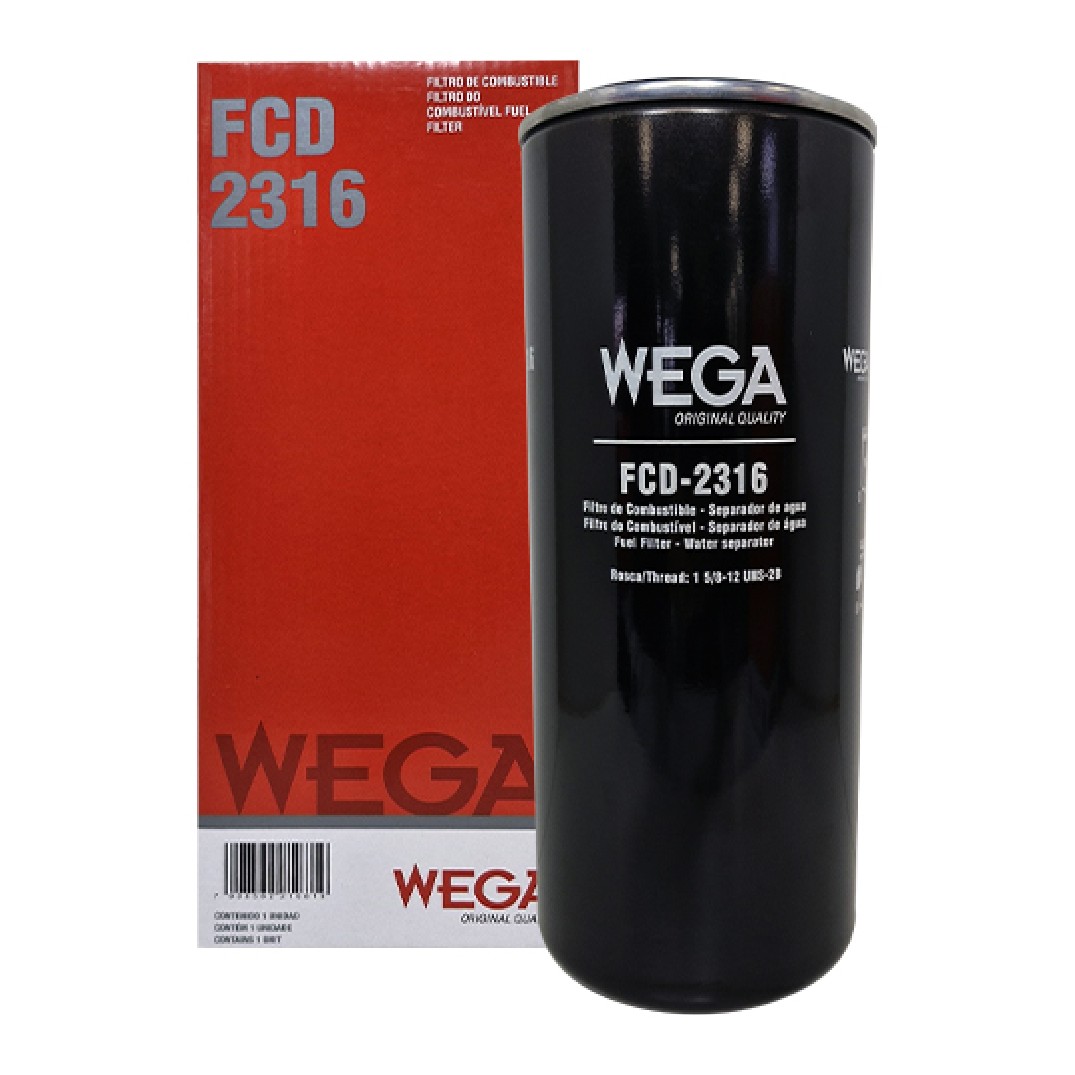Filtro do Combustível Diesel Blindado - WEGA - FCD-2316
