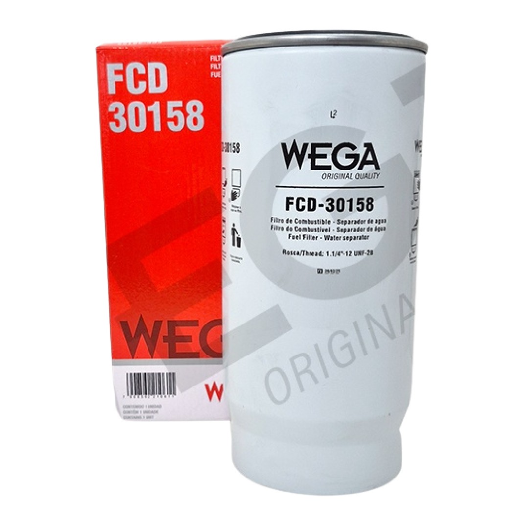 Filtro do Combustível Diesel Separador sem Copo - WEGA - FCD-30158