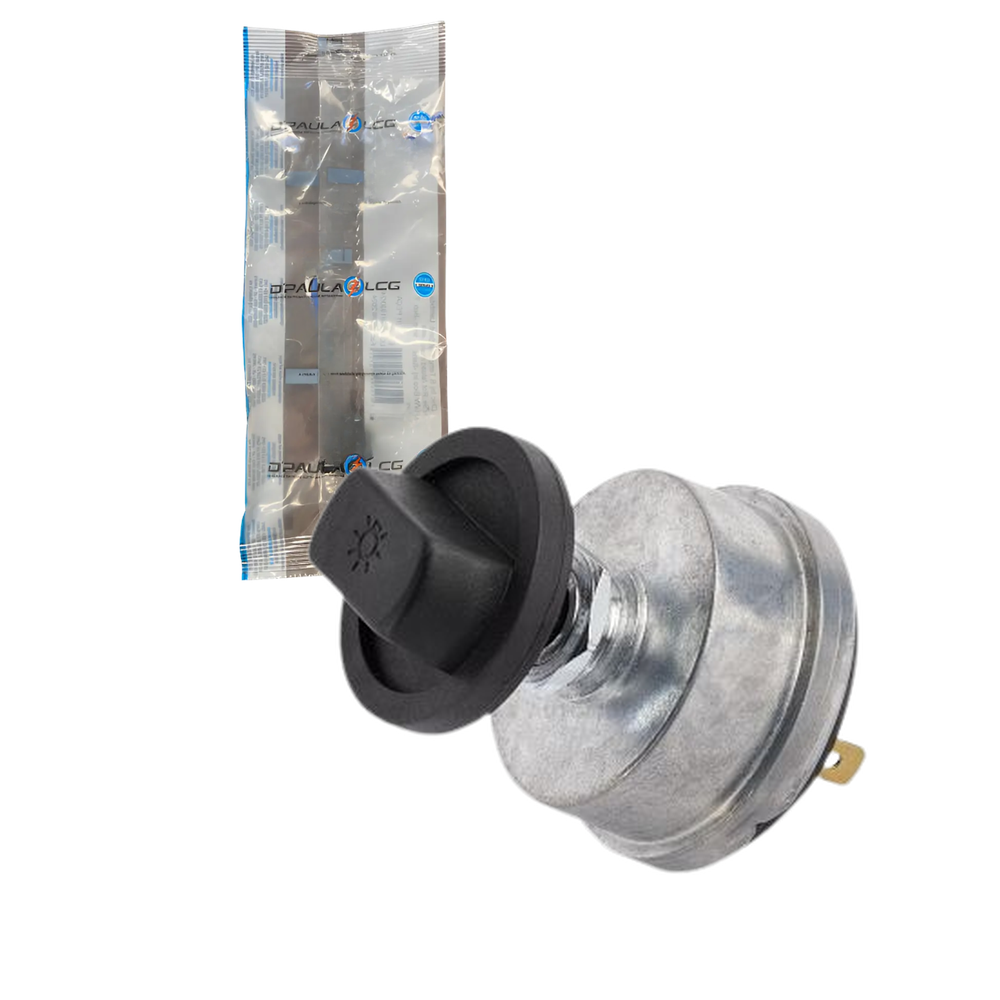 Chave Luz 3 Pinos 3 Posições com Botão - DPaula - LCG1088