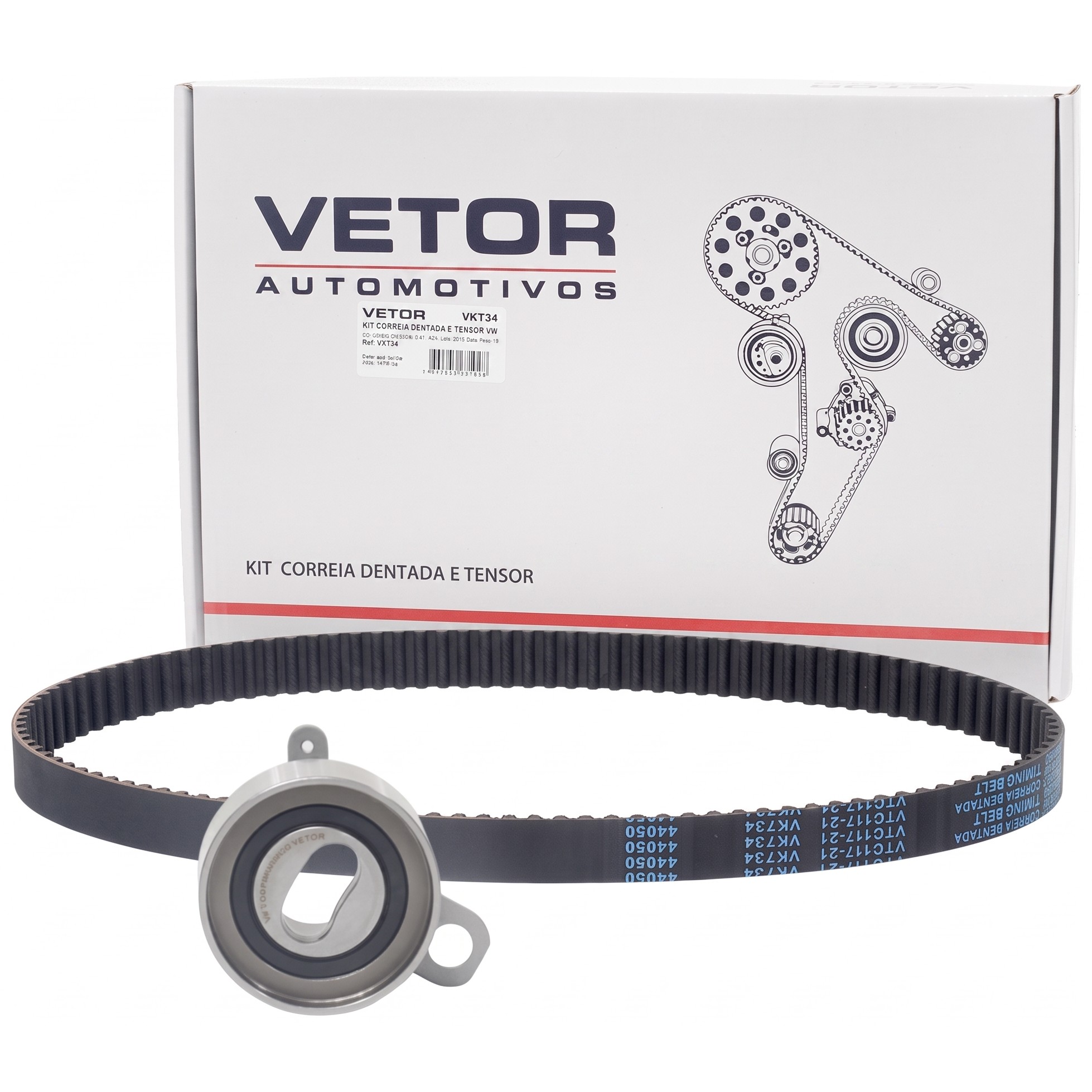 Kit Correia Dentada - Vetor - VKT34