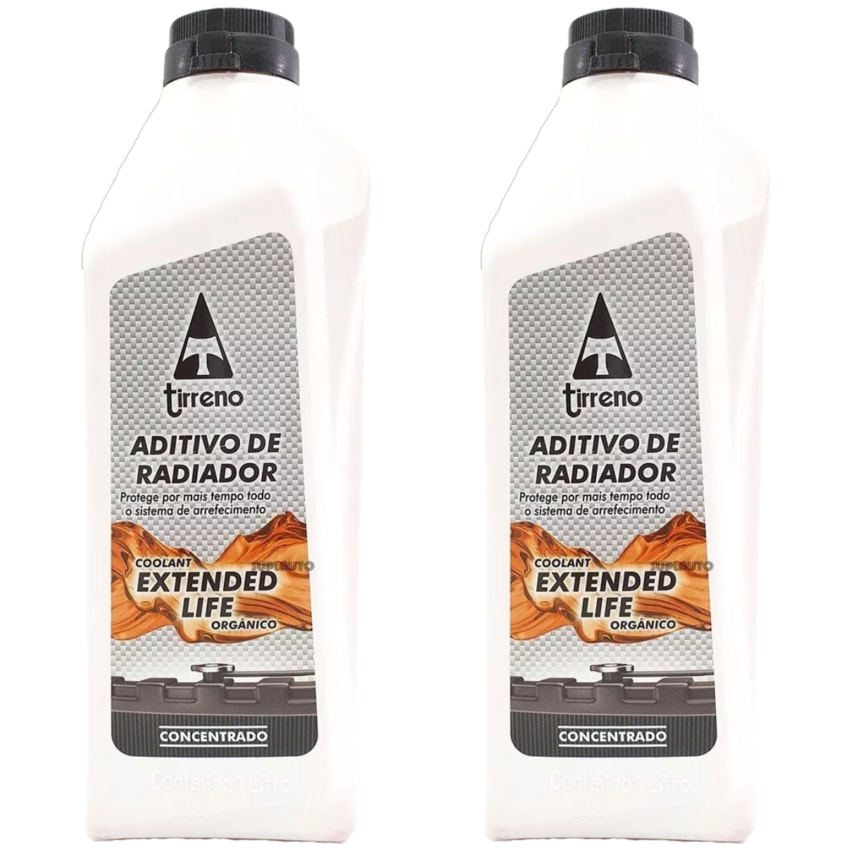 Aditivo 2L Concentrado Radiador Laranja Tirreno Orgânico Extended Life