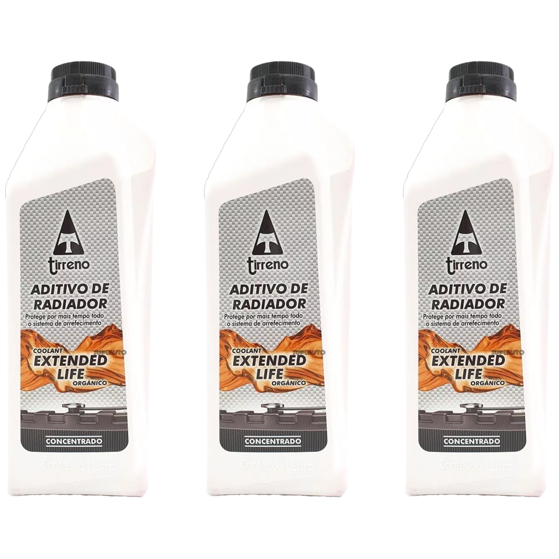 Aditivo 3L Concentrado Radiador Laranja Tirreno Orgânico Extended Life