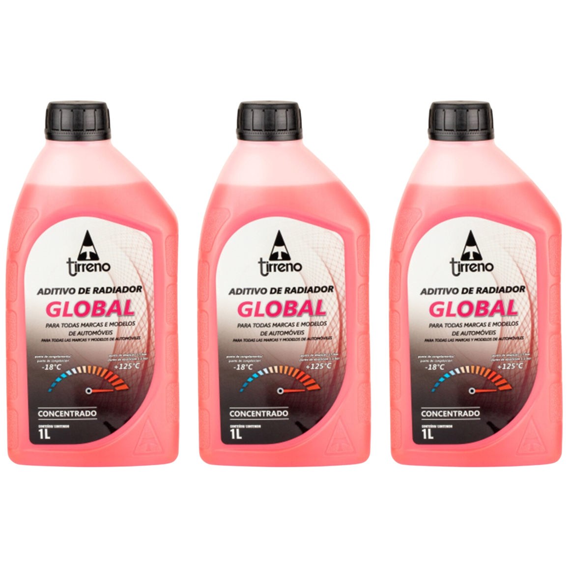 Aditivo 3L Concentrado Radiador Rosa Tirreno Global