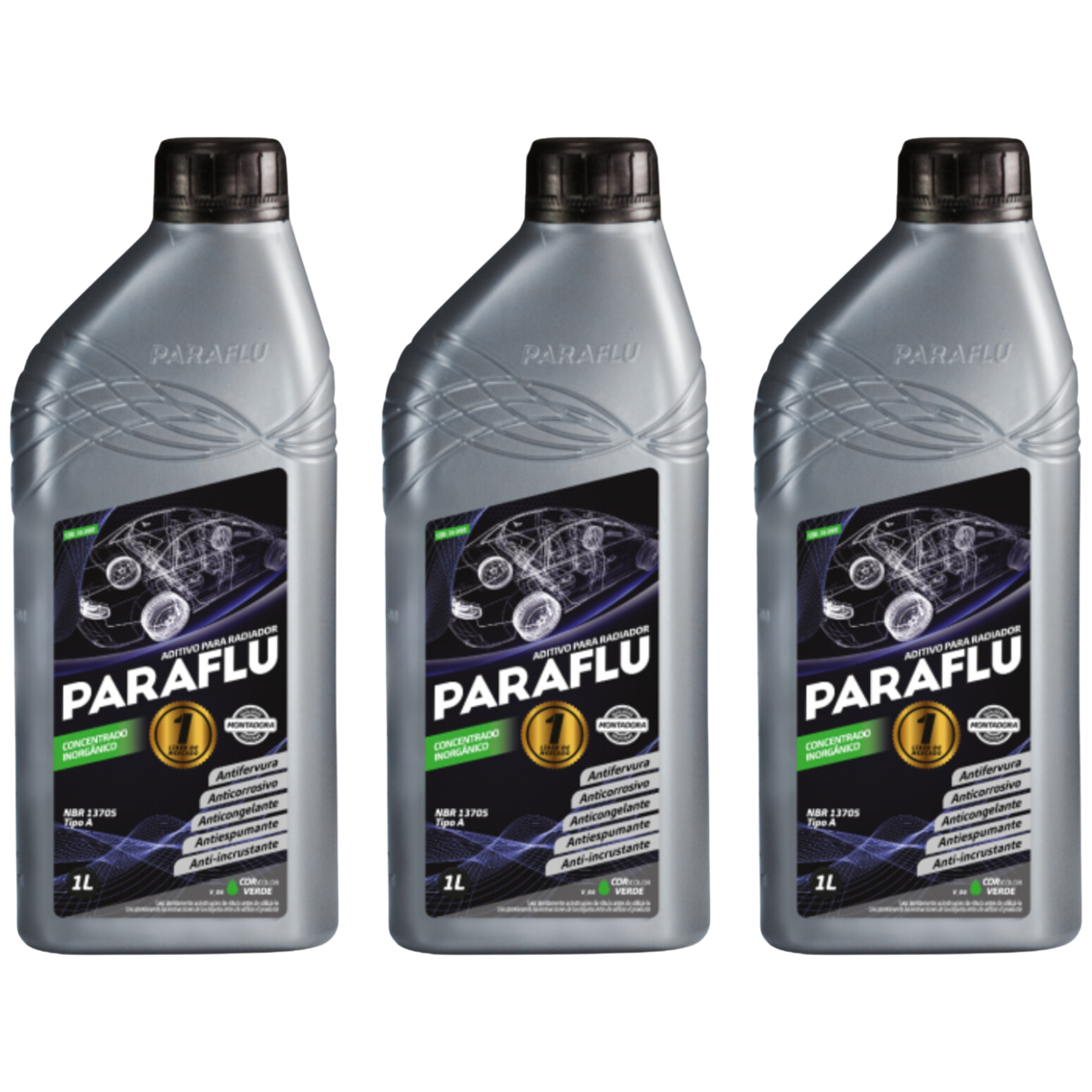 Aditivo 3L Concentrado Radiador Verde Paraflu Montadora Inorgânico