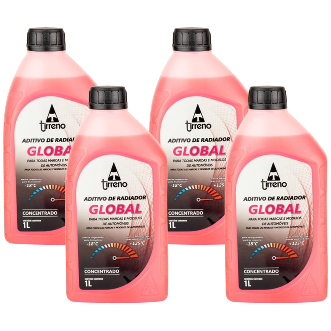 Aditivo 4L Concentrado Radiador Rosa Tirreno Global